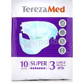Подгузники для взрослых Tereza Med супер 100-150см 10шт