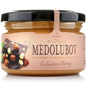 Мед суфле Medolubov 250г с фундуком и шоколадом