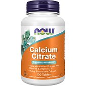 NOW Calcium Citrate (100 таб)