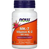 NOW Vitamin K-2 MK-7 (60 капс)