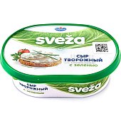 Сыр творожный Савушкин 150г с зеленью ванна