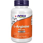 NOW L-Arginine 500 mg (100 капс)